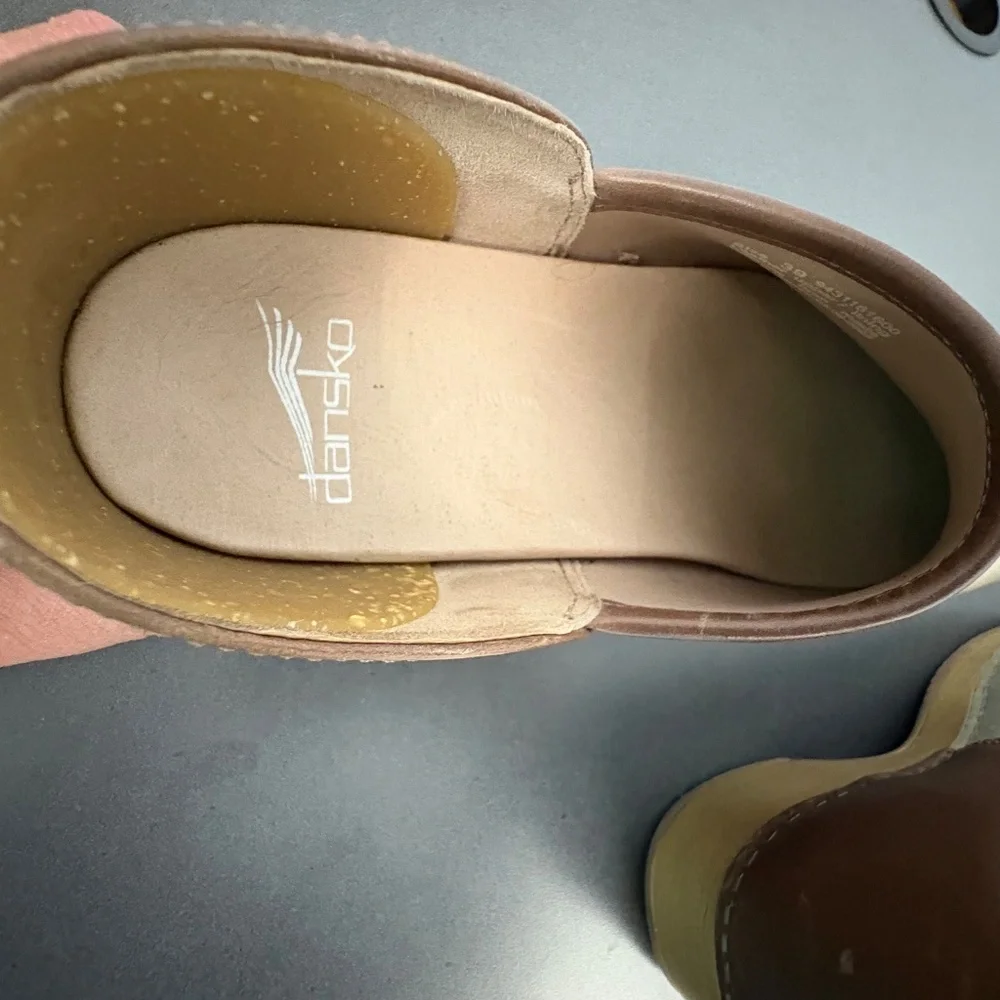 Dansko Brenna Slip-On Clog Taupe Tan Brown Women’s US 8.5-9 EU 39 - Picture 8 of 12